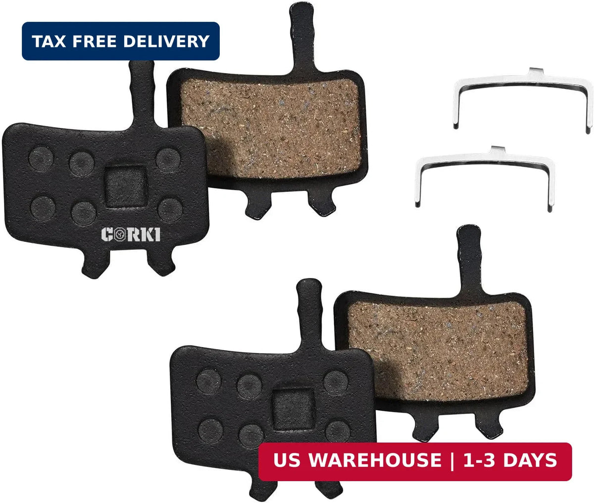 Bicycle Disc Brake Pads for Avid BB7 Juicy 3 5 7 - Resin & Semi-Metallic