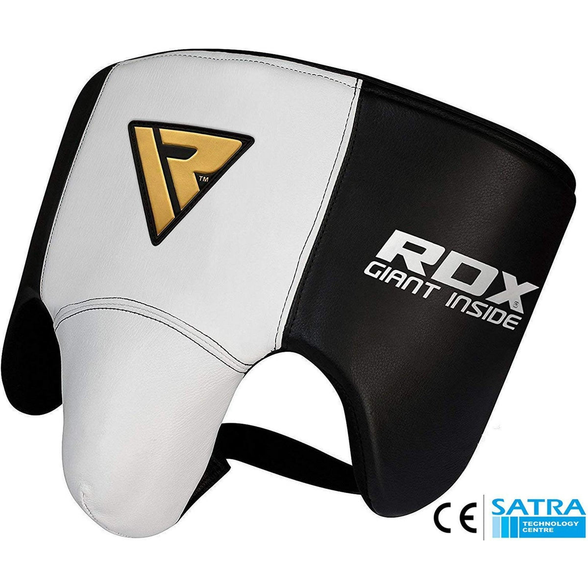 Leather MMA Groin Guard with Shock Absorption and Easy On/Off Closure