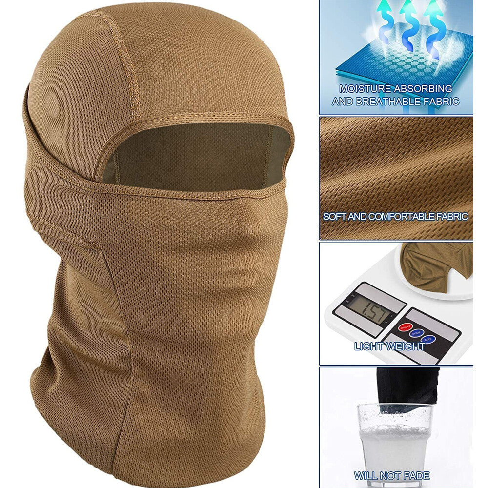 Full Face Tactical Mask for Motorcycling, Skiing & Outdoor Sports