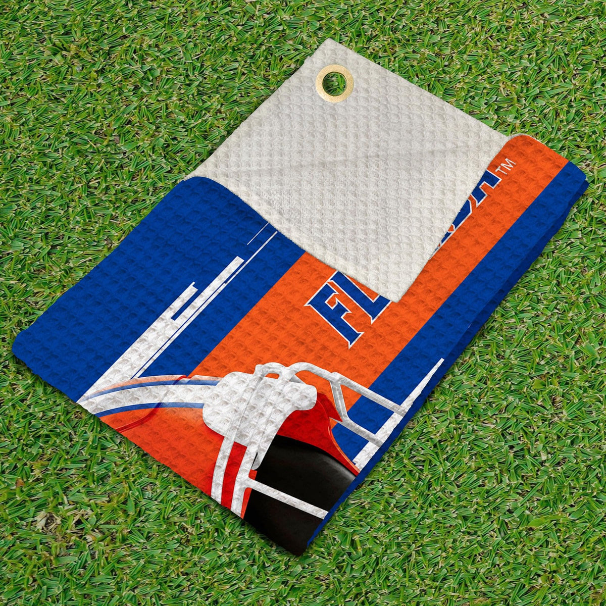 Golf Towel with Clip - NCAA Florida Gators Official 16x25 Microfiber Absorbent Sports Towel