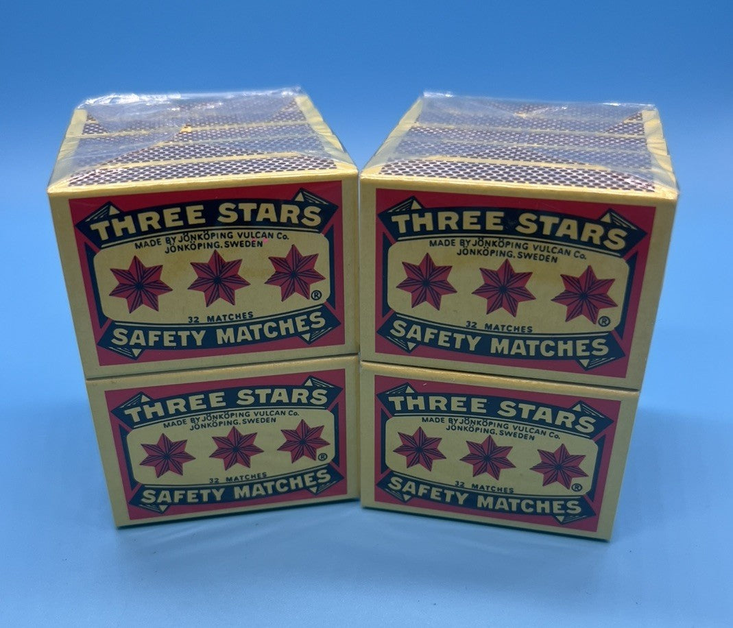 Swedish Camping Safety Matches 2-Pack - 10 Boxes of 32 Matches Each