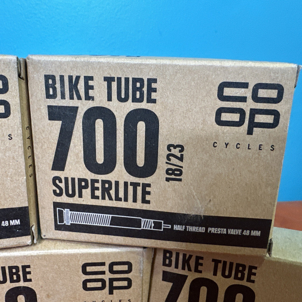 10-Pack Bicycle Inner Tubes 700c 18/23 Superlite Presta Valve Bike Tubes