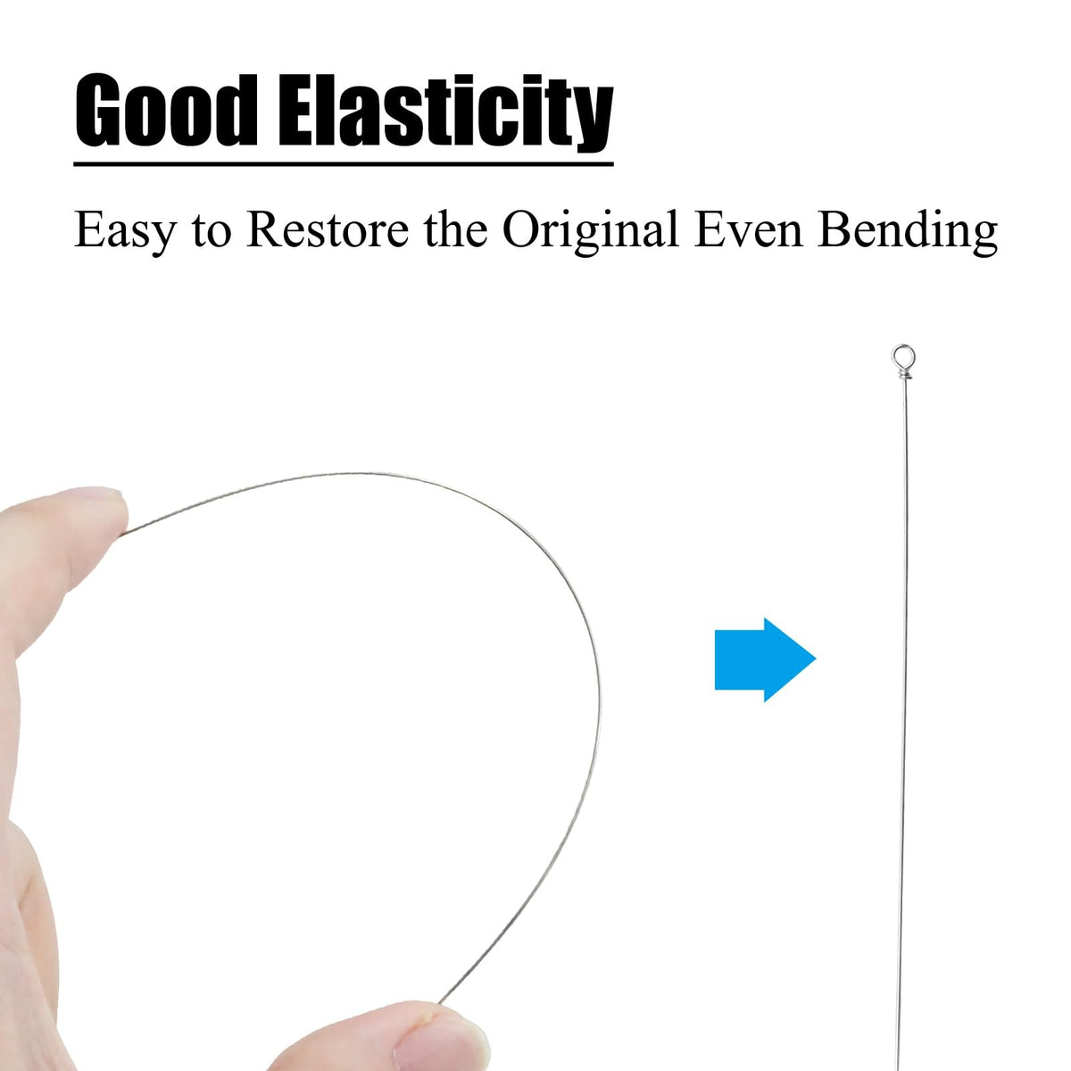 Stainless Steel Fishing Wire Spinners for Lure Making - 100 Pcs