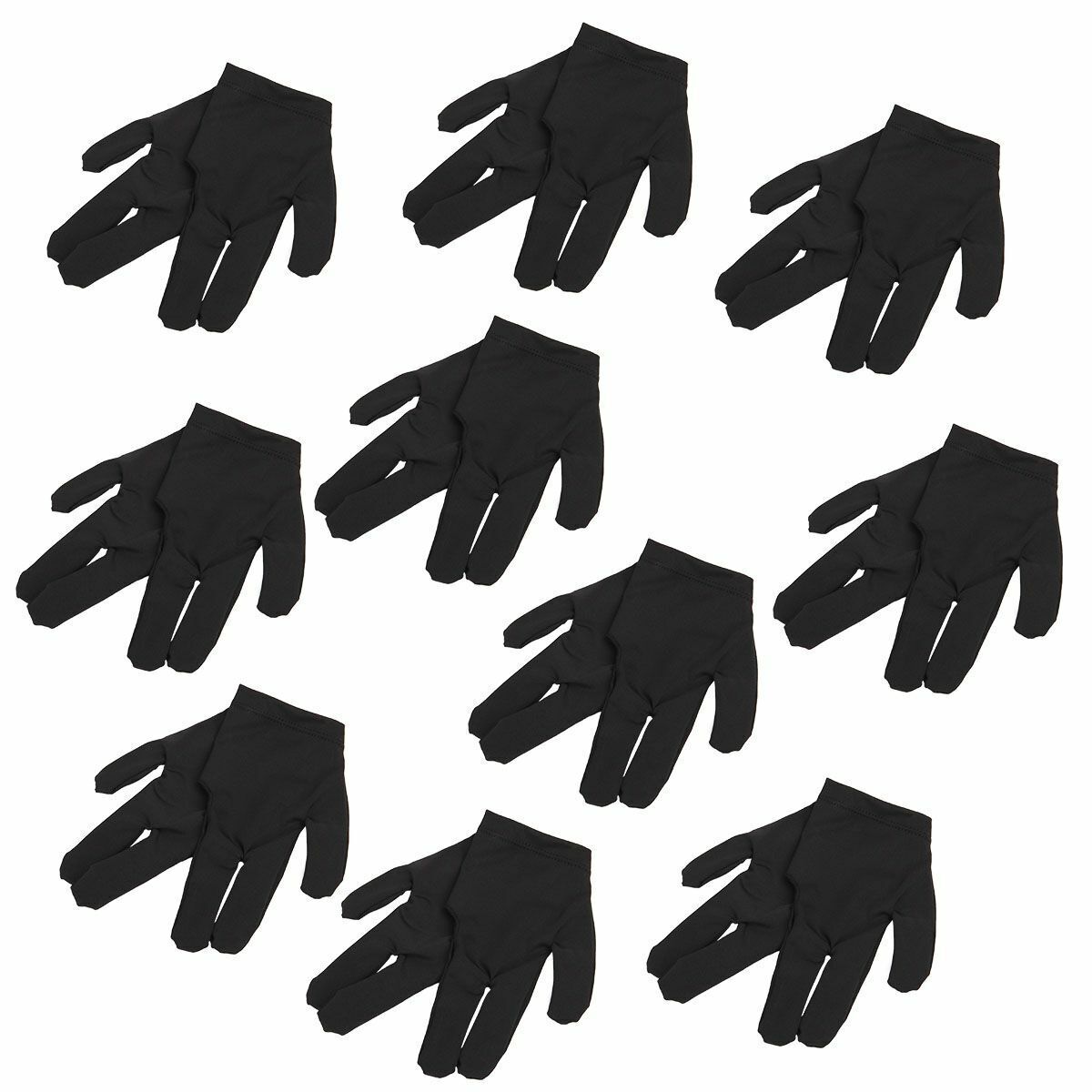 Billiards Glove Three-Finger, Left or Right Hand, Breathable Nylon