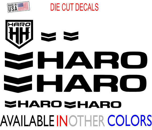 Bike Vinyl Sticker Set for MTB BMX Cycling Customization - 7 High-Quality Decals