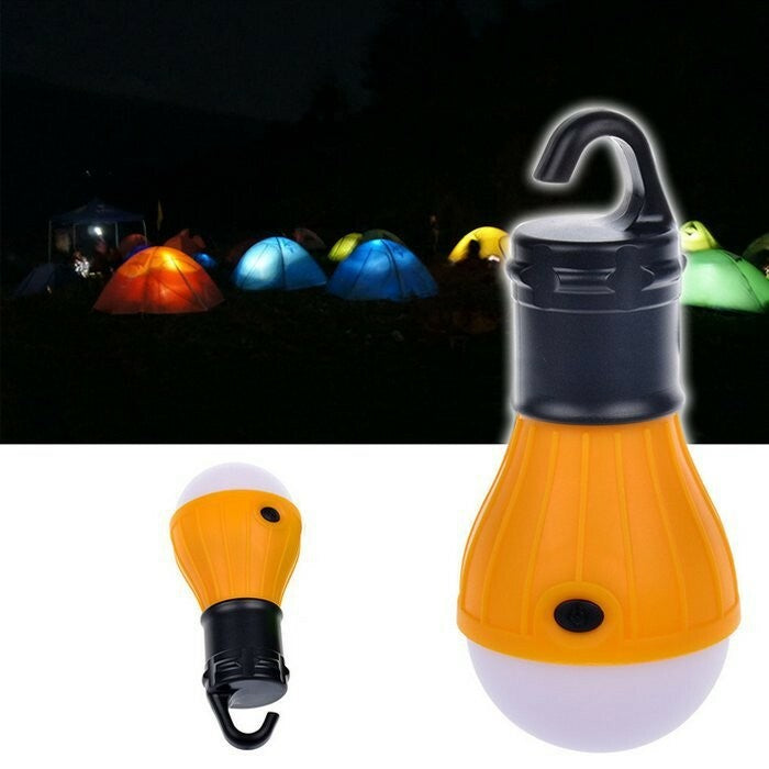 Portable LED Camping Lantern Light Bulb Hanging Tent Light 100 Lumens