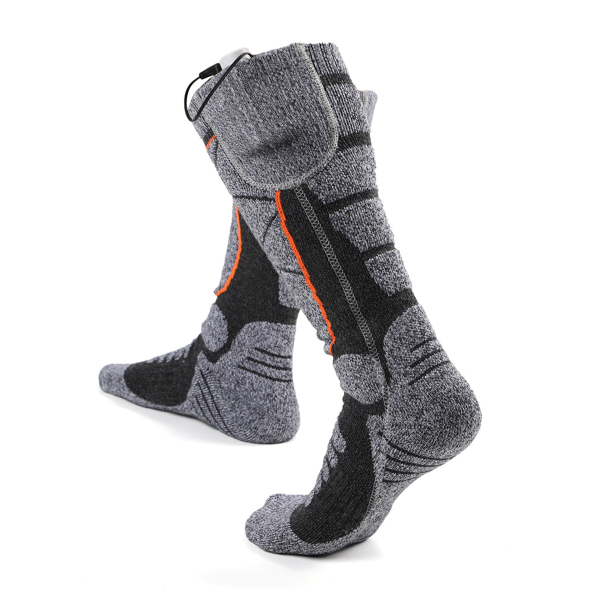 Rechargeable Heated Socks for Men Women Winter Foot Warmer Battery Pack Included
