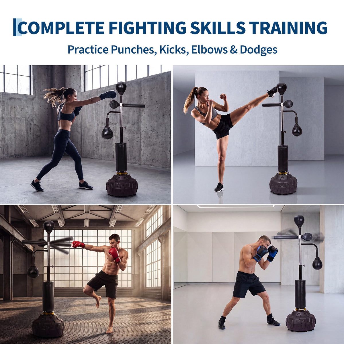 Adjustable Freestanding Punching Bag Stand for Boxing & MMA Training