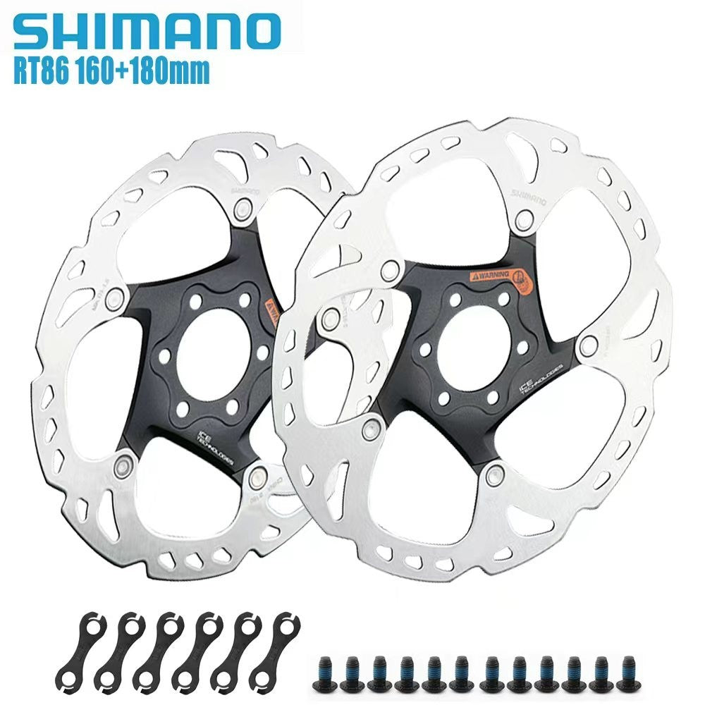 Shimano Deore XT Ice-Tech 6-Bolt Disc Brake Rotors 160mm 180mm 203mm