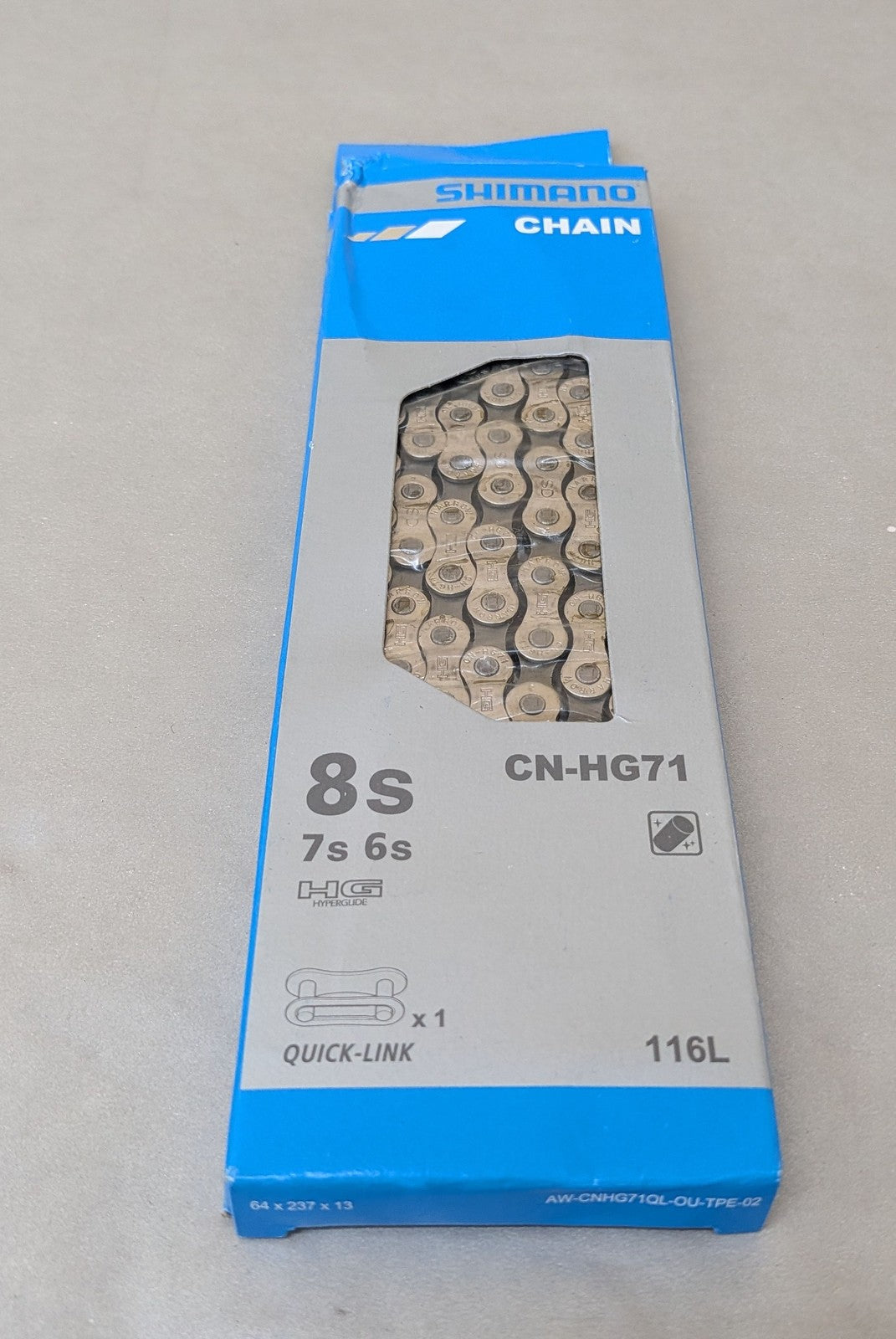 Bike Chain Quick Link 6-8 Speed, 116 Links for Shimano & Other Bikes