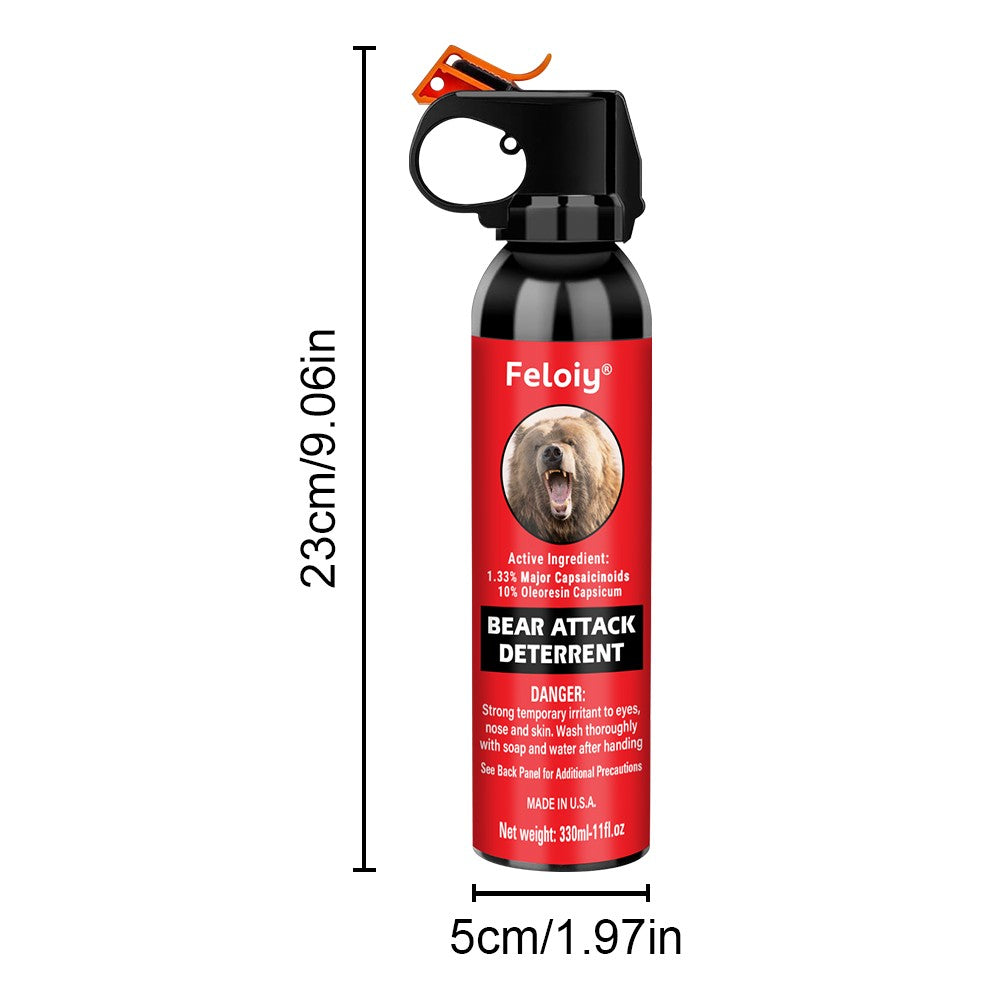 11oz Bear Spray with 30ft Range for Wildlife Defense Camping Hiking