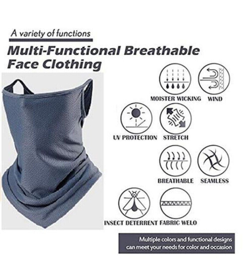 UV Protection Cooling Neck Gaiter Face Mask Cover for Outdoor Sports