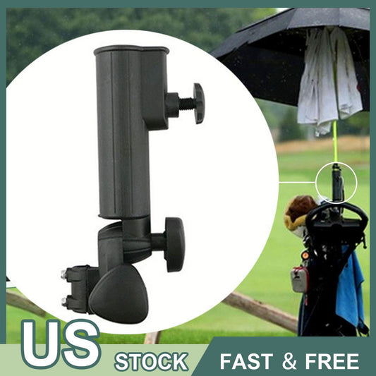 Golf Umbrella Holder Clamp for Push Cart and Golf Trolley - Adjustable & Durable