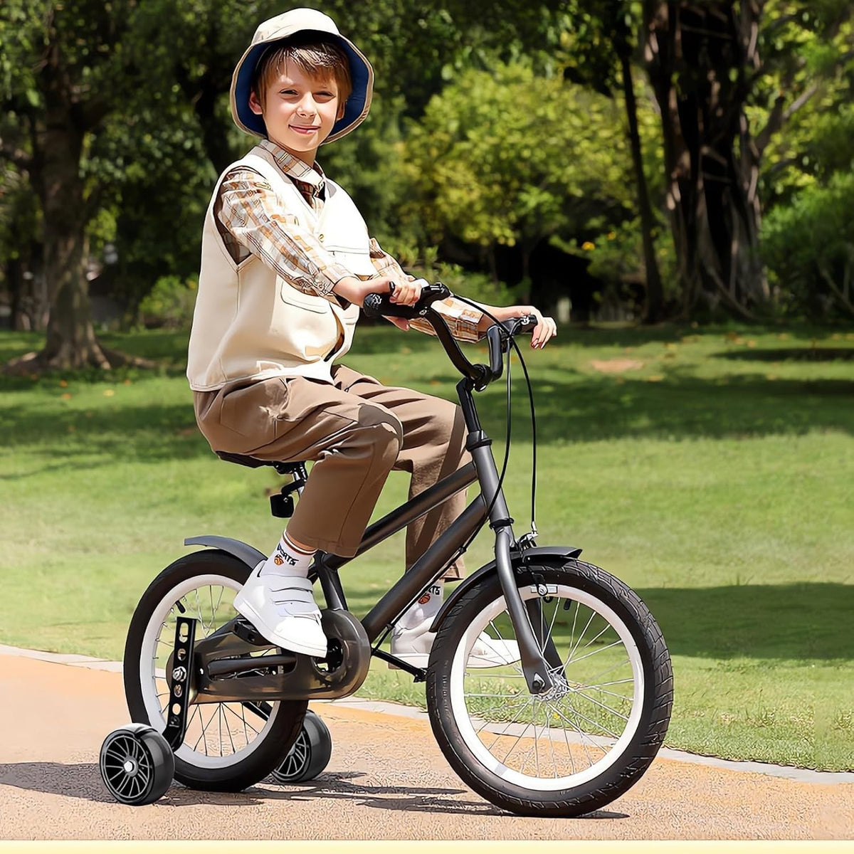 Bike Training Wheels for Kids - Stable Support for 12-20 Inch Bicycles