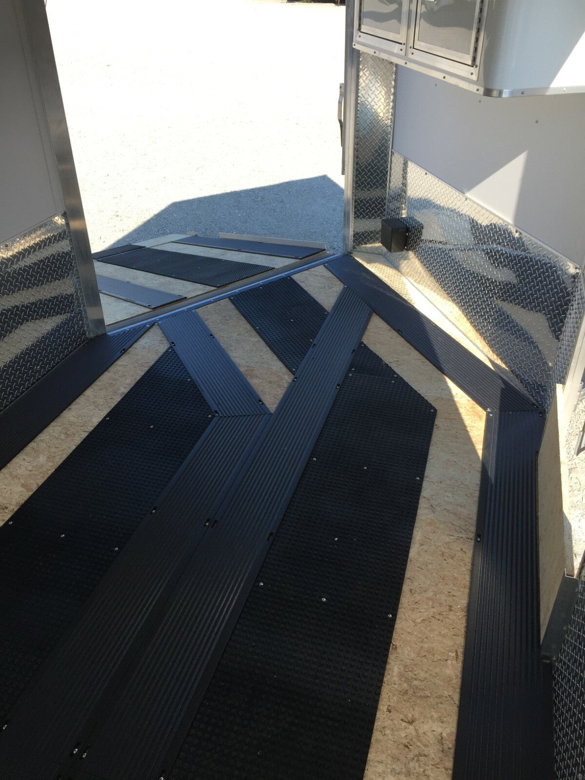 Snowmobile Trailer Ski Guides 12ft Pair - Easy Load & Unload