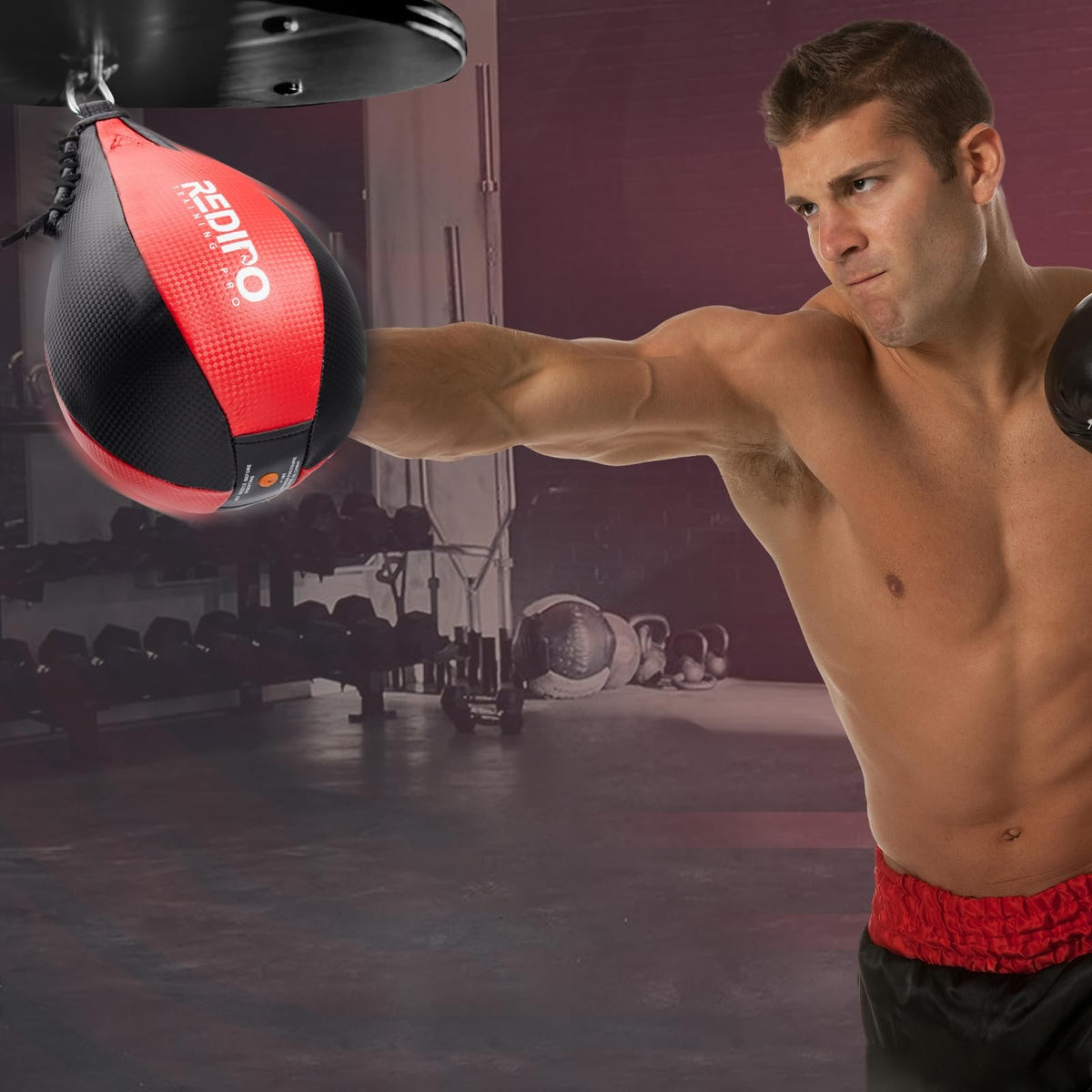 PU Leather Boxing Speed Bag for MMA Training Reflex Ball Gym Equipment