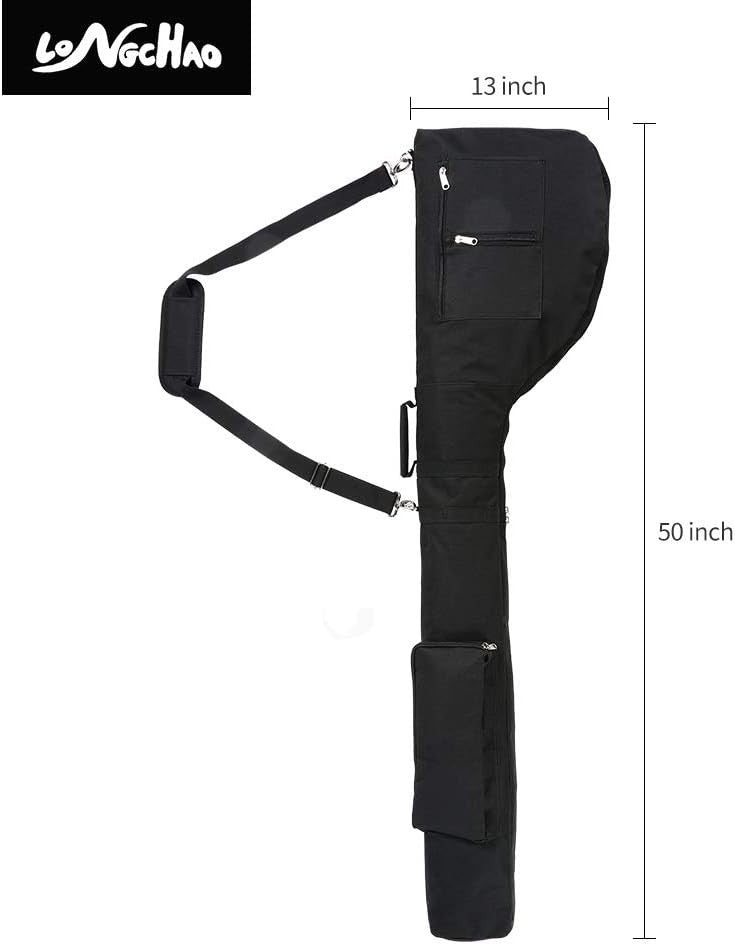 Lightweight Portable Golf Bag for 6-8 Clubs & Accessories - Travel Friendly