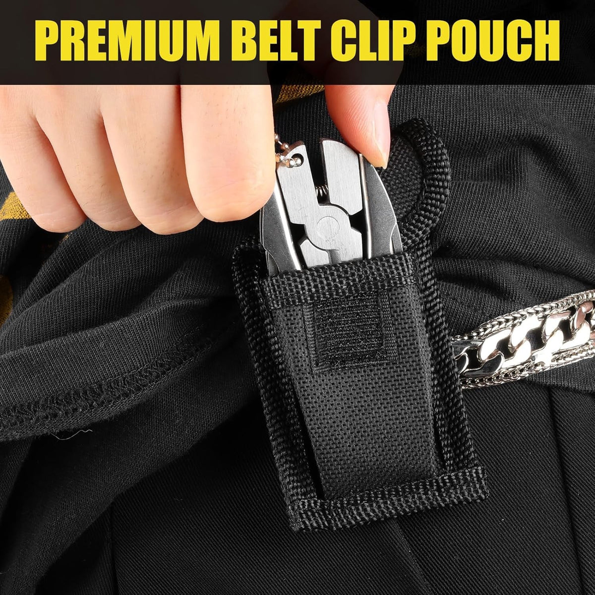 Mini Folding Multi Tool Pliers for Camping Fishing Travel Keychain