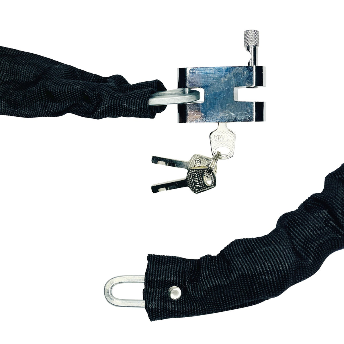 Heavy Duty Chain Lock Kit 6 Ft Bicycle Motorcycle Security Lock with 3 Keys
