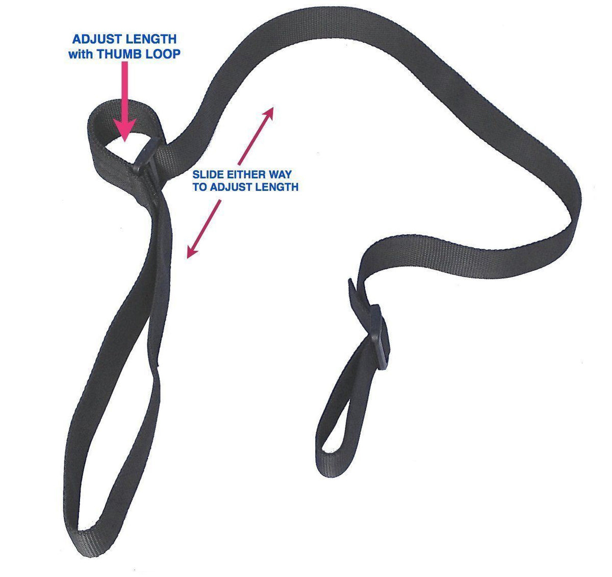 Heavy Duty 2-Point Rifle Sling Up to 55 Inch with Fast-Adjuster - Mil-Spec Webbing