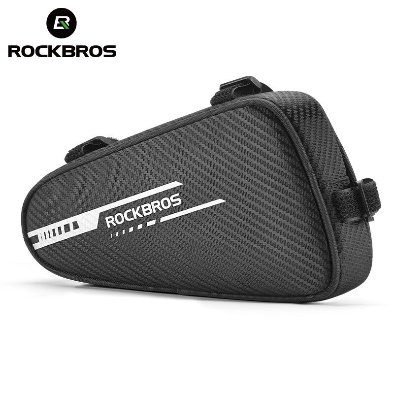 Cycling Bike Frame Bag Top Tube Under Seat Triangle Storage Pouch - 1.2L Capacity