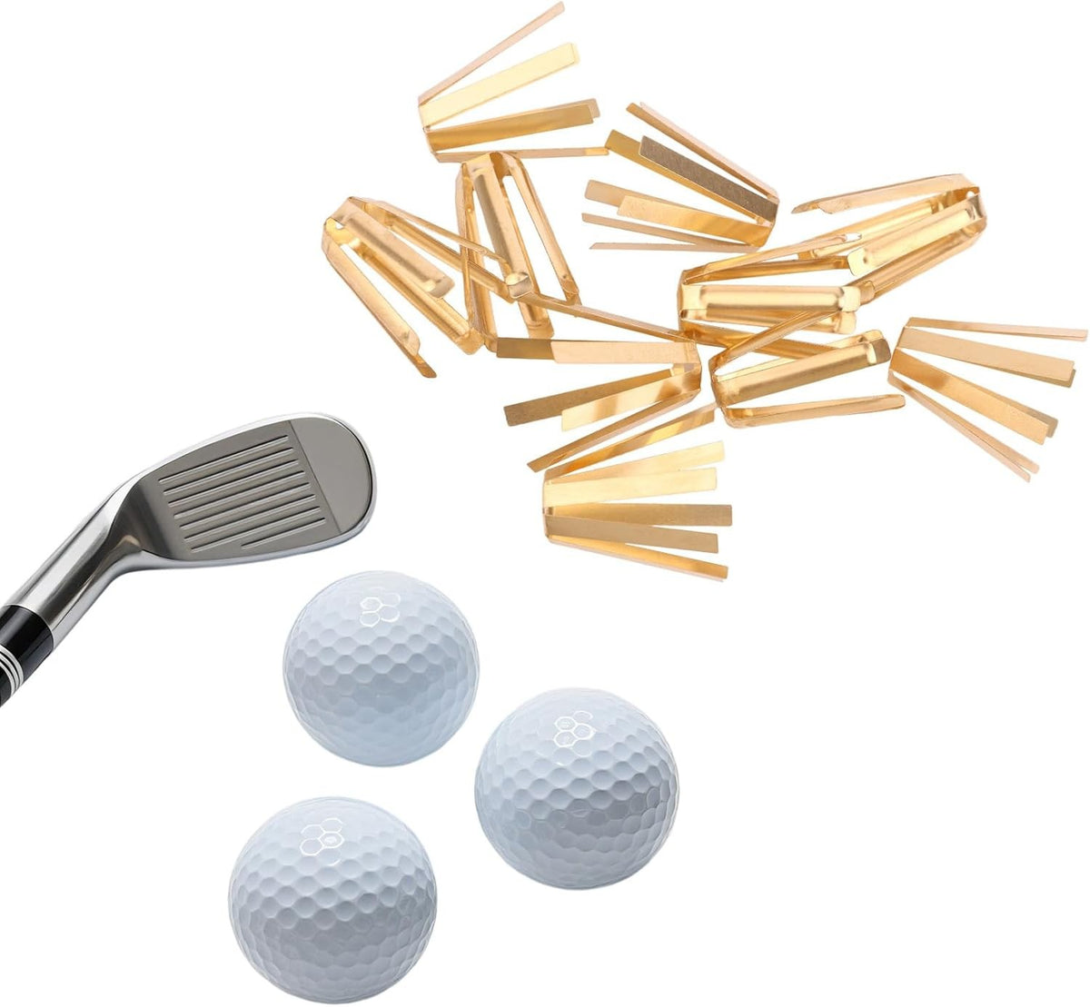 Universal Brass Golf Shaft Adapter Shims for .335 .350 .355 .370 Iron Shafts – 10 Pack