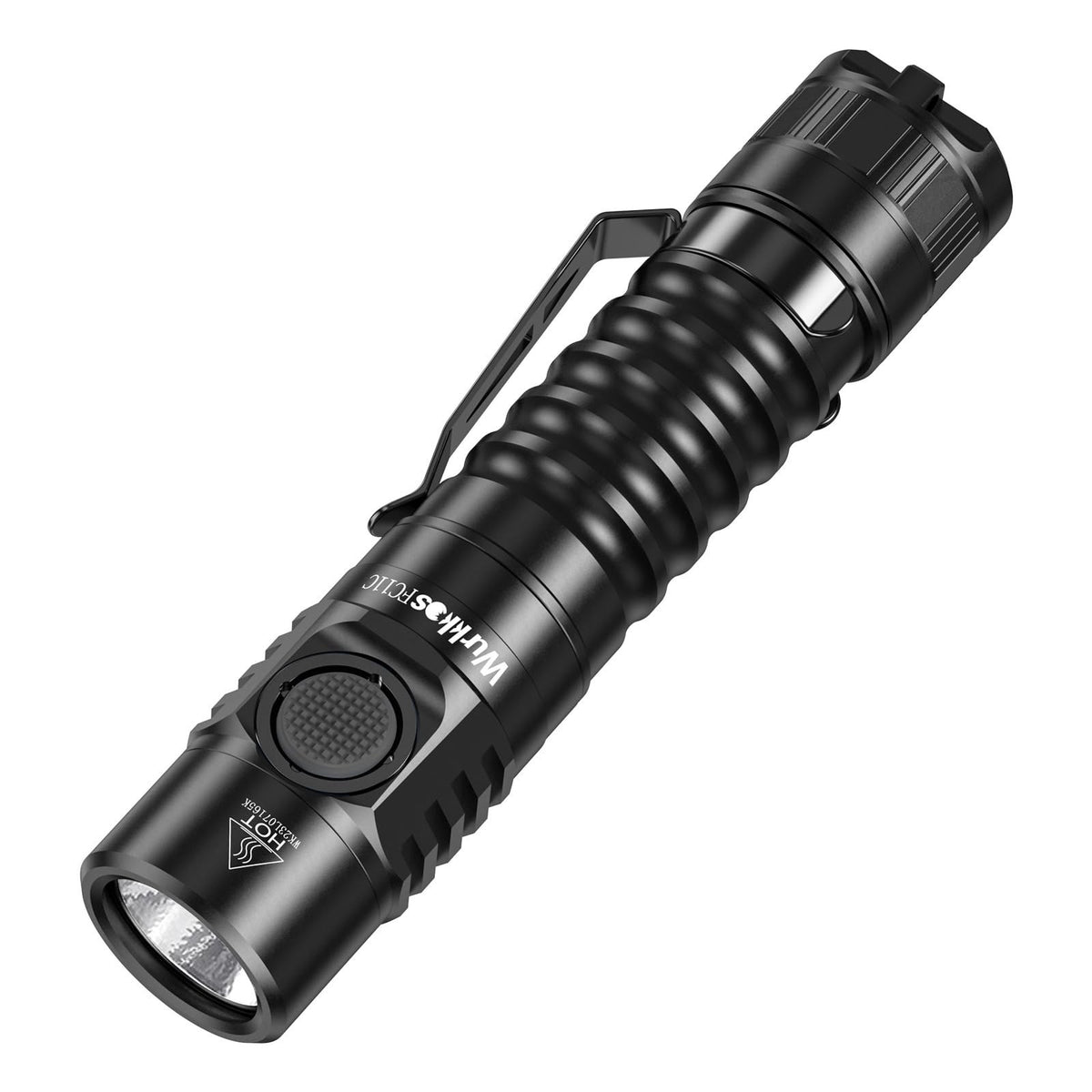 Rechargeable LED Flashlight 1200LM Waterproof IP68 with Magnetic Tail