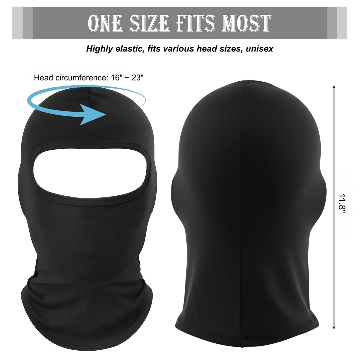 Unisex Winter Ski Masks Set - Breathable, Reusable Balaclavas for Outdoor Sports