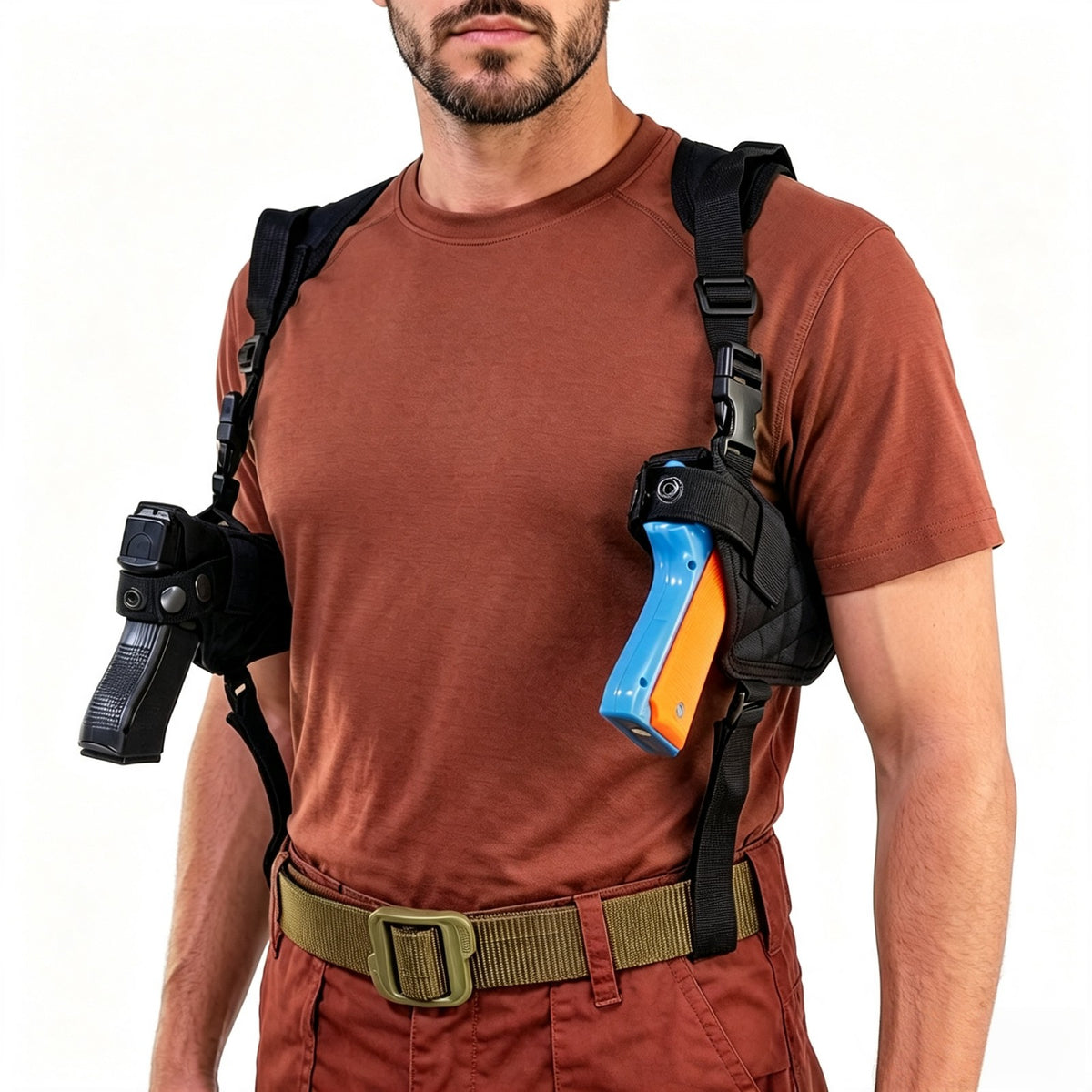 Underarm Shoulder Gun Holster for Pistol Concealed Carry Adjustable