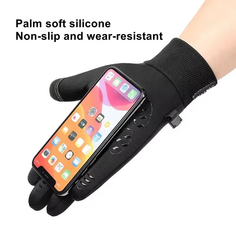Winter Waterproof Cycling Gloves Touch Screen Bicycle Gloves Outdoor