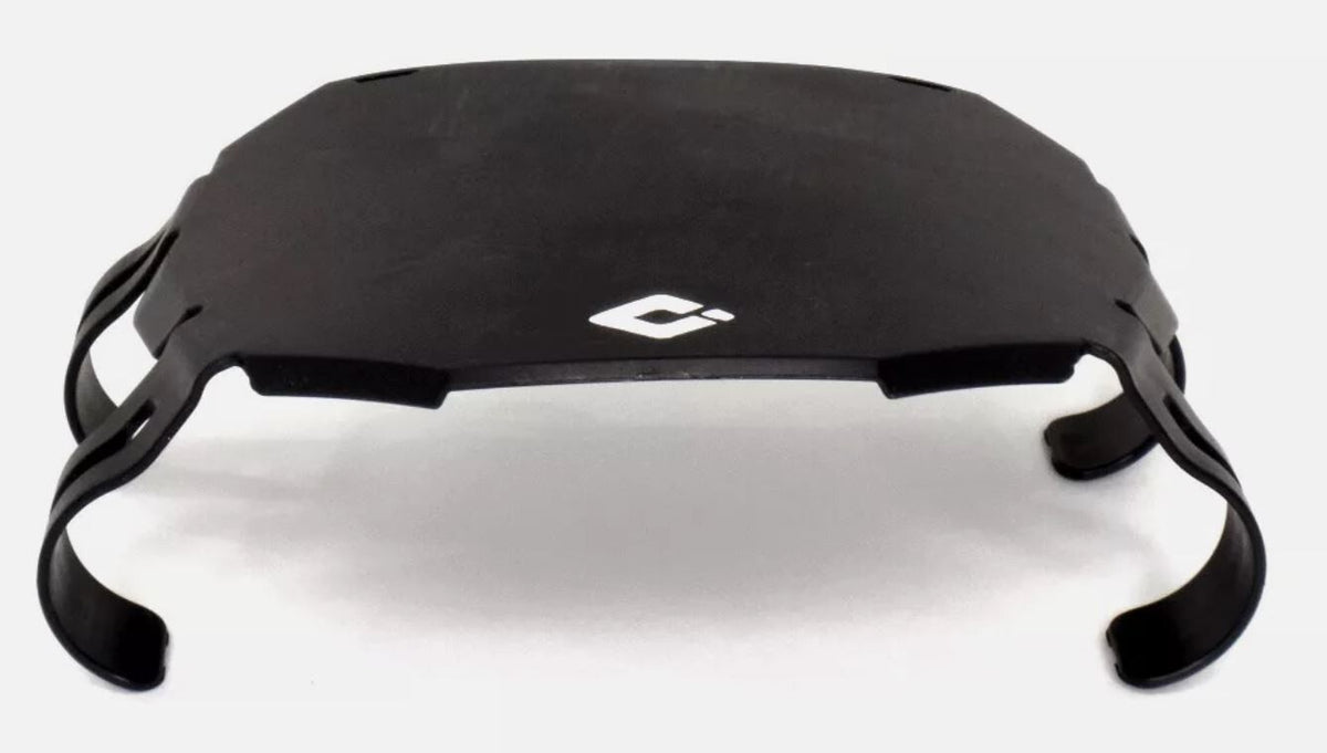 Downhill Bicycle Number Plate - Black, Durable Fiber Reinforced Polymer