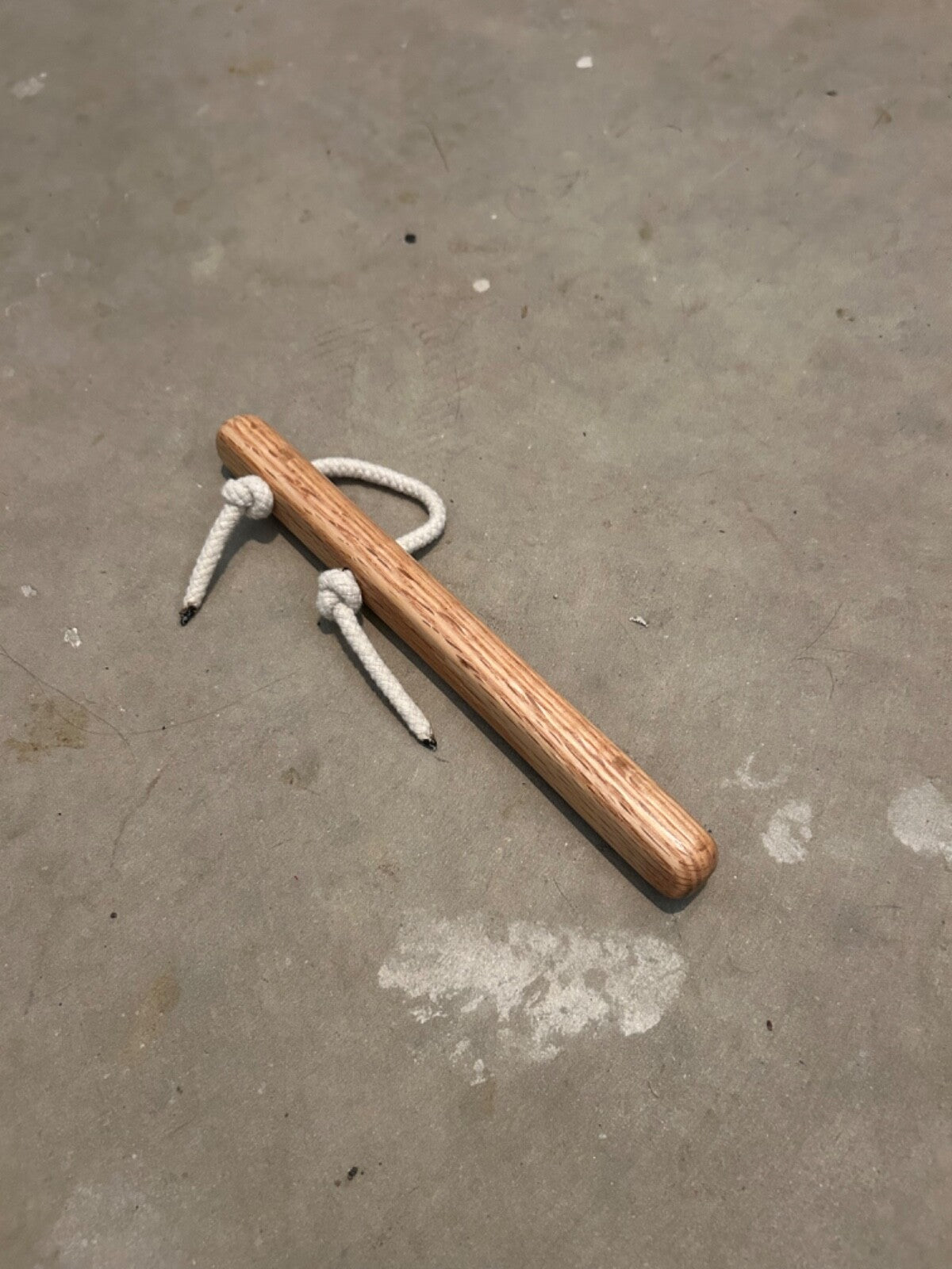 Handmade Japanese Massage Palm Stick for Training & Therapy - Oak 10”