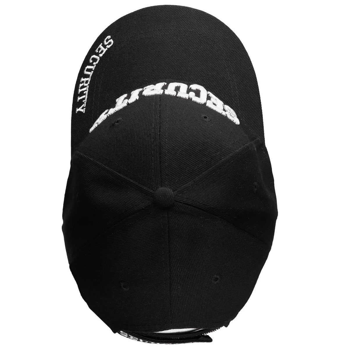 Security Baseball Cap with Embroidery - Adjustable One Size Hat for Security Personnel