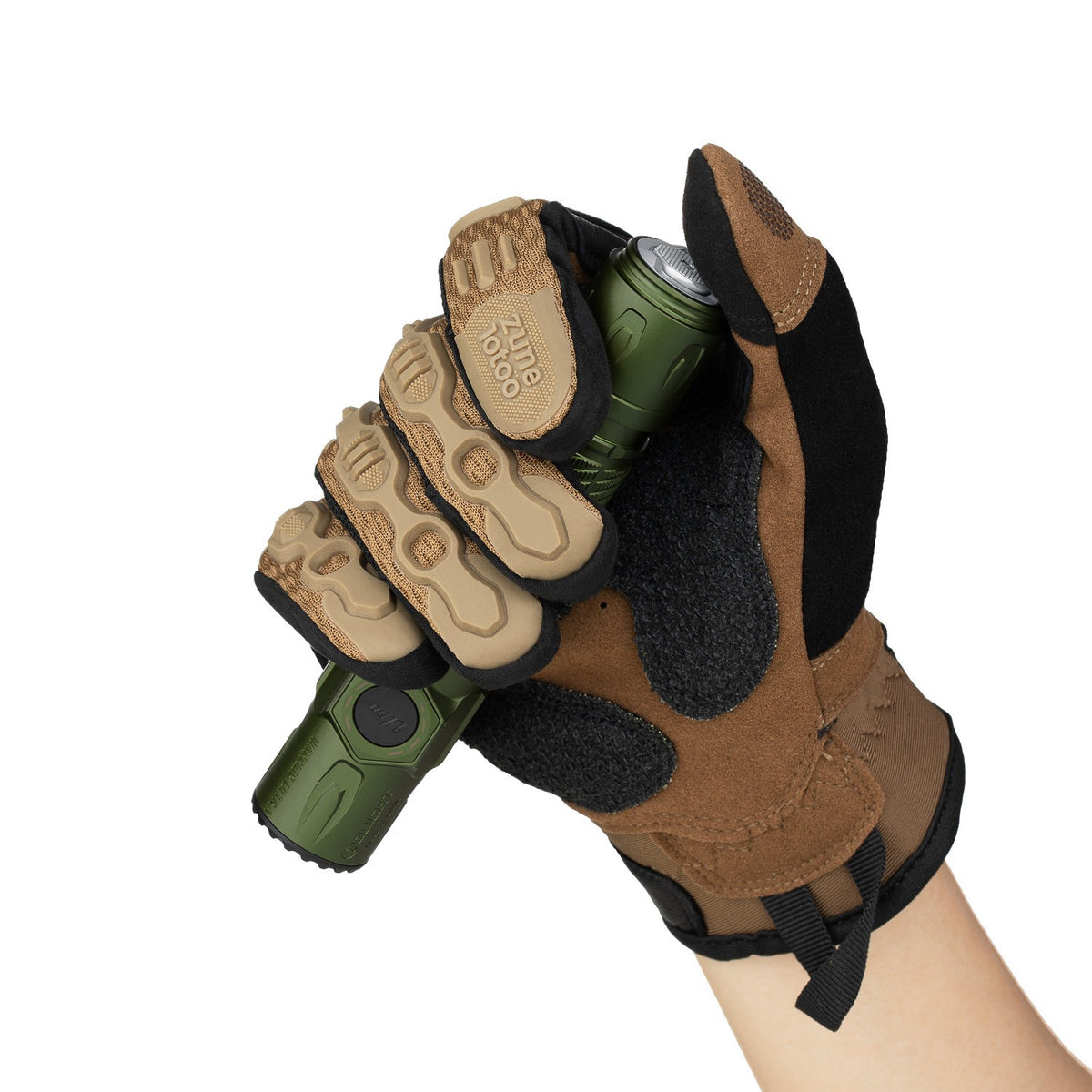 Tactical Flashlight 2500 Lumens OD Green Waterproof Handheld Torch