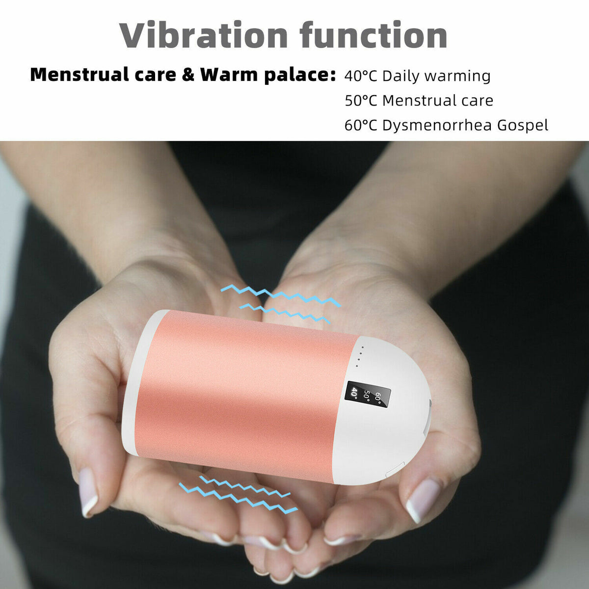 Rechargeable Hand Warmer 10000mAh USB Power Bank with Multiple Temps