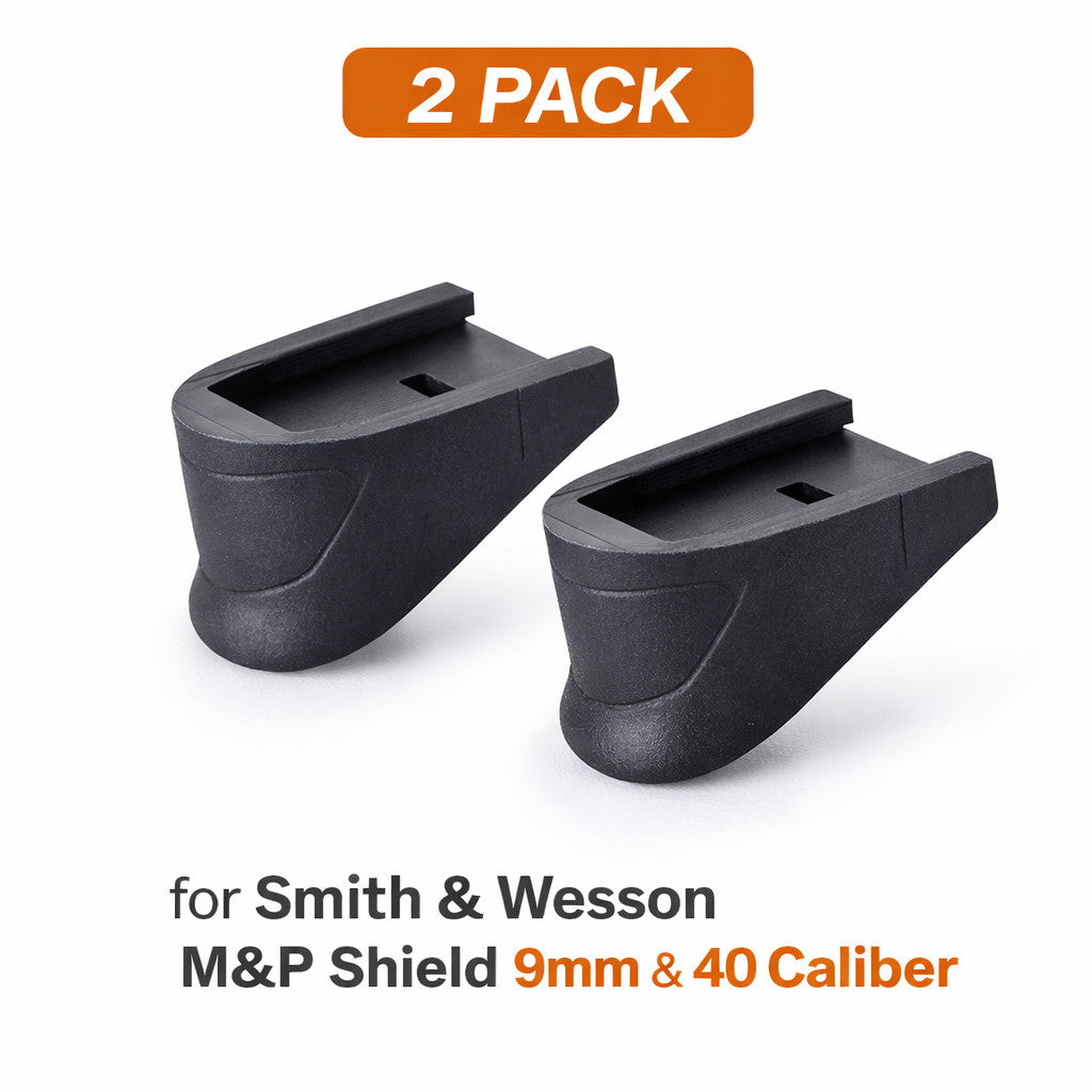 1-Inch Pistol Grip Finger Extension for Smith & Wesson M&P Shield 9mm & .40 Cal