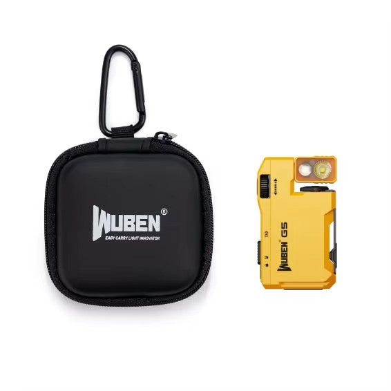 Rechargeable EDC Flashlight with RGB Light and 400 Lumens