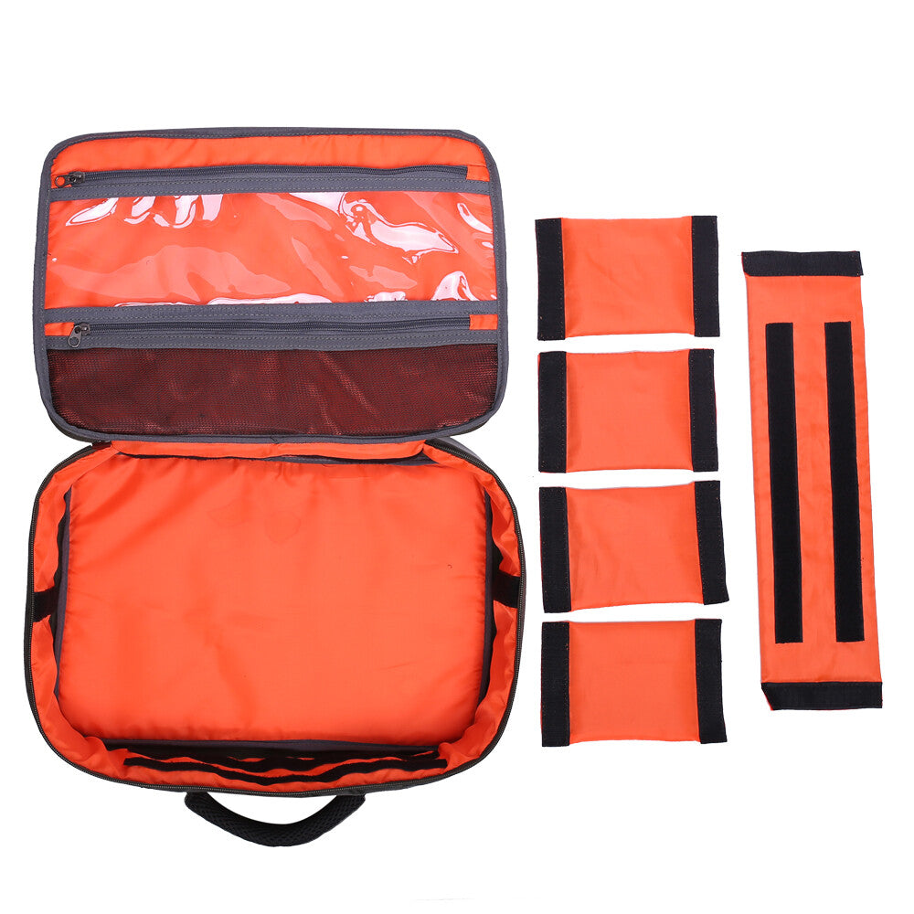 Fishing Reel Case with Mesh Pockets and Adjustable Compartments - Durable Reel Storage