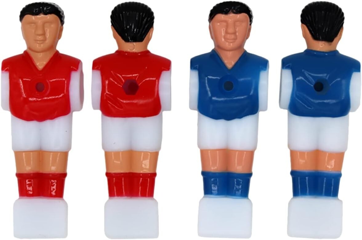 26 Foosball Table Players Set – Red & Blue Replace Your Team Heads