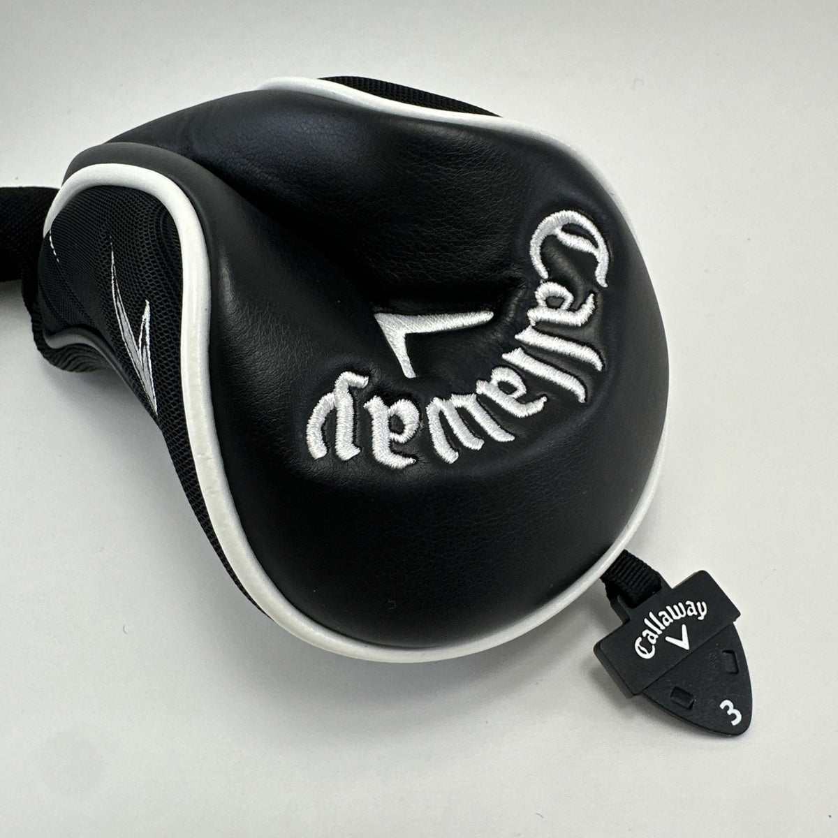 Callaway X Series N415 Hybrid Golf Headcover Black & White Leather