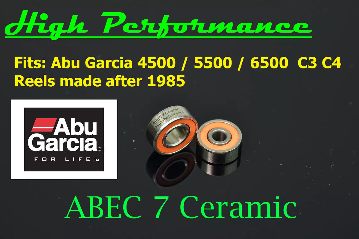 ABEC 7 Ceramic Bearings for Spinning and Baitcasting Fishing Reels - Smooth Upgrade