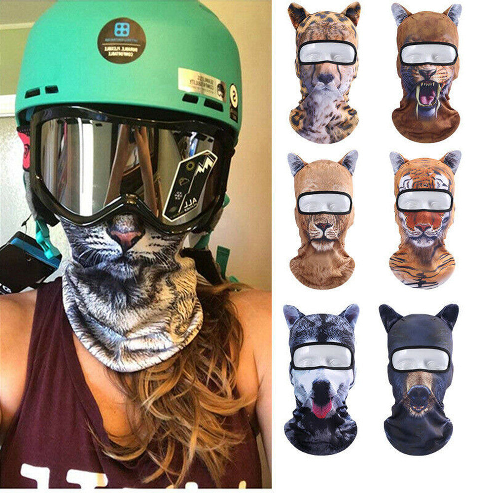Full Face Mask Balaclava with Animal Ears for Outdoor Activities
