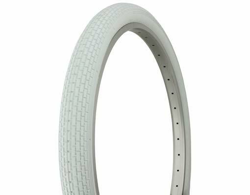 26-Inch Bicycle Tire with Brick Tread - Multiple Colors Available