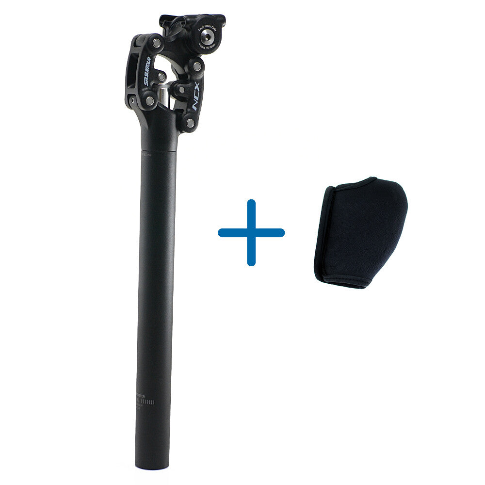 Suspension Seatpost MTB Road Bicycle Seatpost 27.2-31.6mm 350mm/400mm Travel