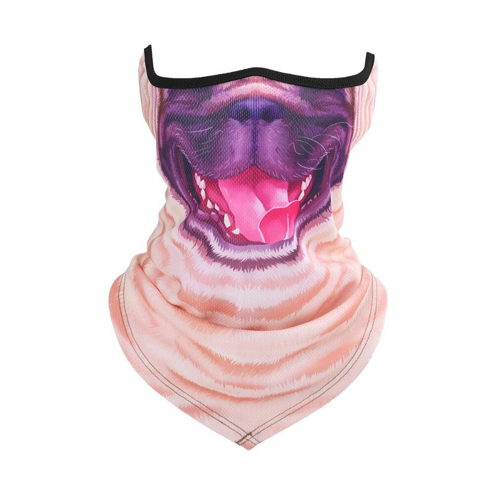 Unbranded Animal Print Face Cover Mask - Neck Gaiter for Outdoor Sports