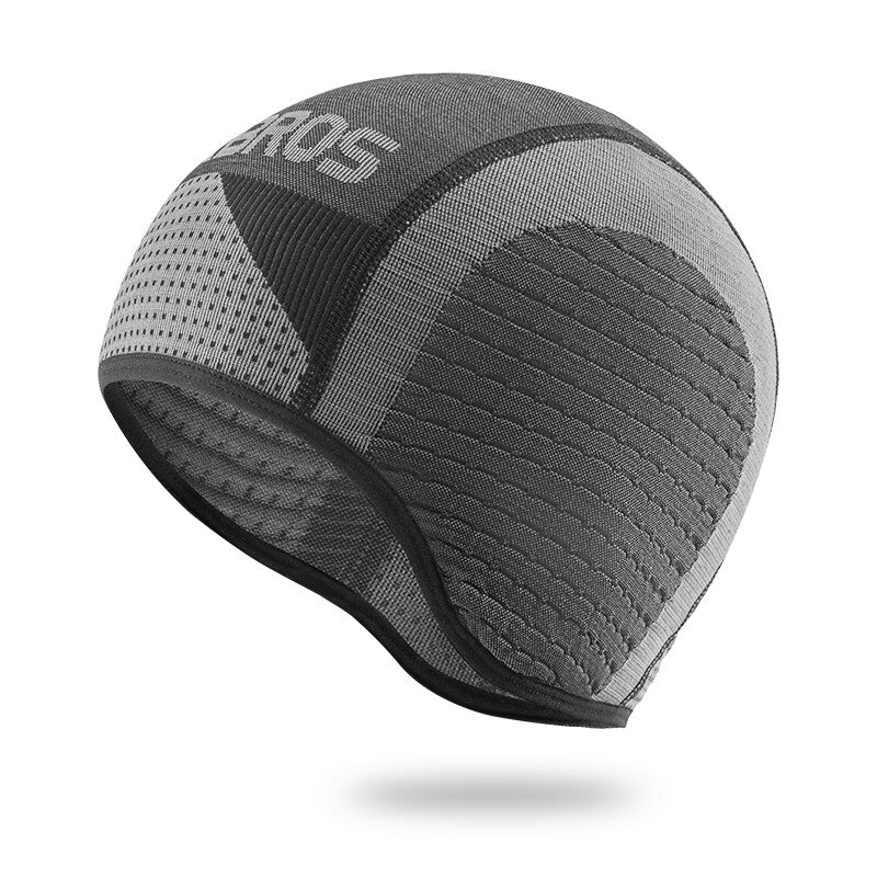 Winter Cycling Skull Cap with Earflaps - Thermal Helmet Liner for Men and Women