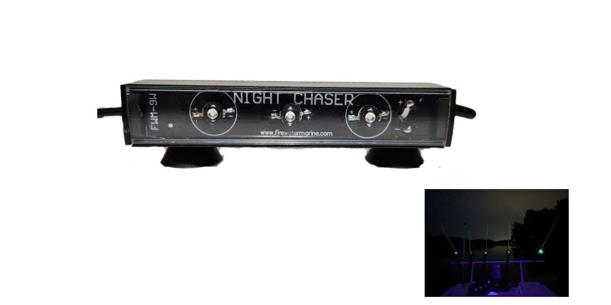 High-Power 9W UV Black Light for Boats Fishing UV Ultraviolet LED Lamp 12V-24V