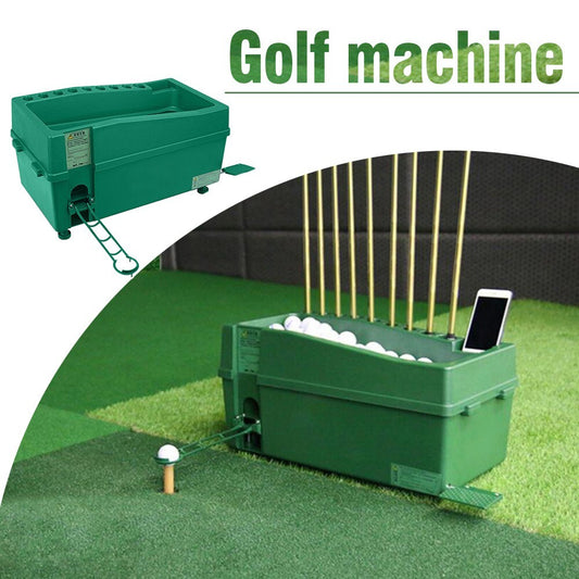 Golf Ball Dispenser Automatic Golf Training Machine No Power Green