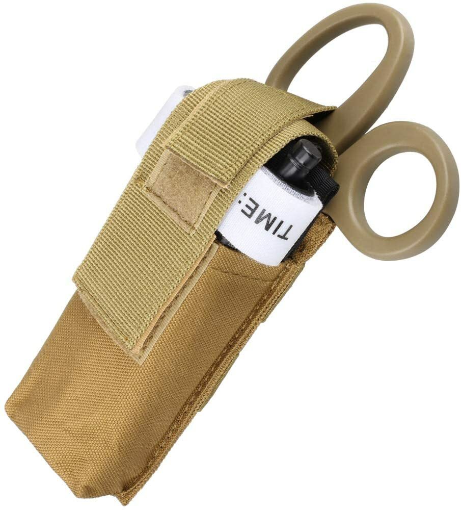 Tactical Medical Shears Pouch EMT Scissors Bag Organizer for Molle System
