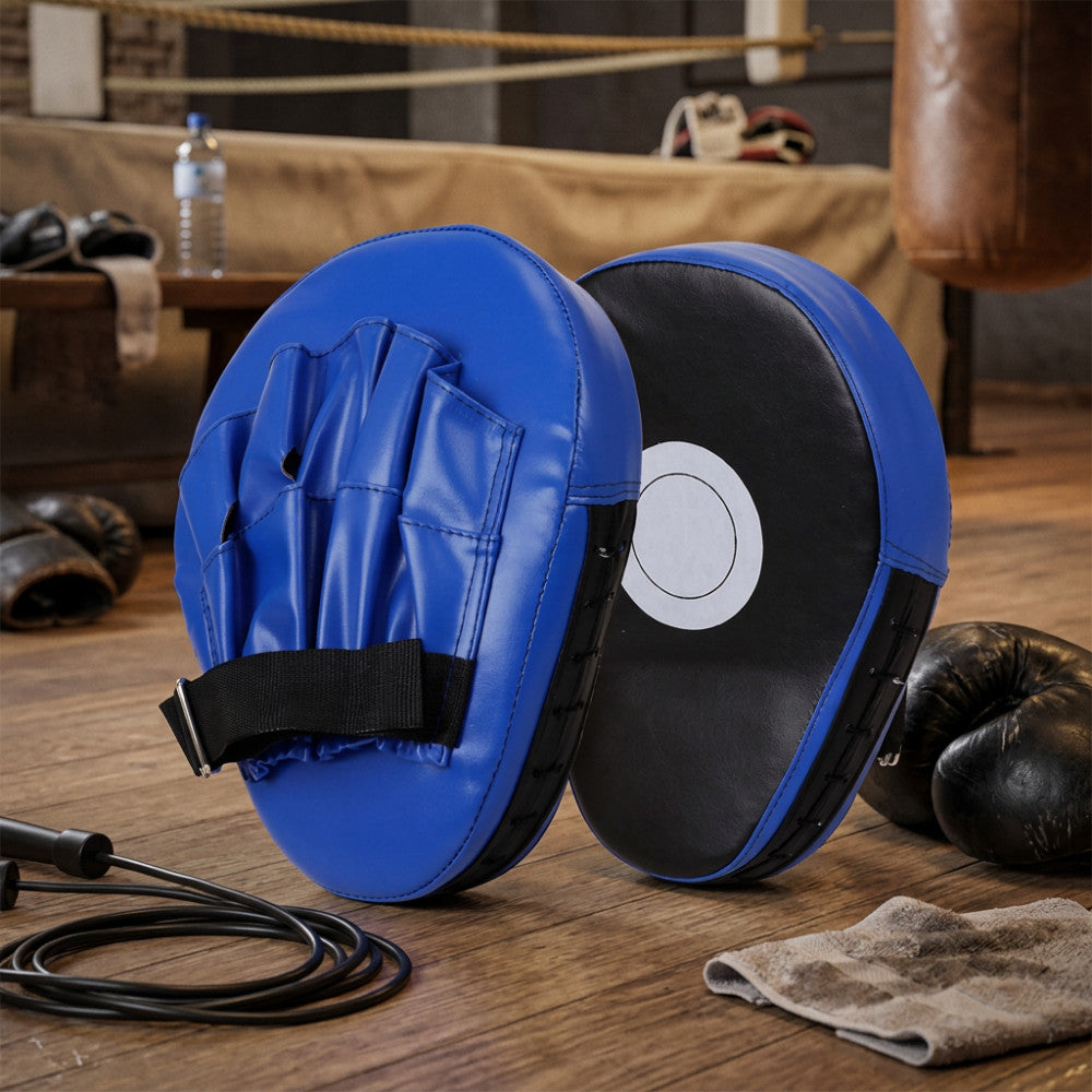 Boxing Punching Pads Kick Training Target Set Blue Black Pair for Muay Thai